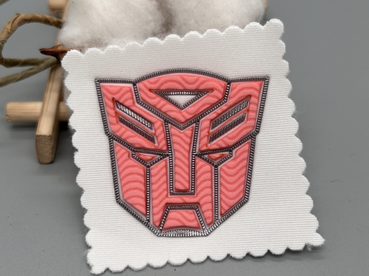 Personalized Embossed Cloth Patches for Uniform Custom Shape Design Free Sample Service