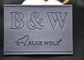 Customized Embossed Logo Jean Leather Patches For trademark Label